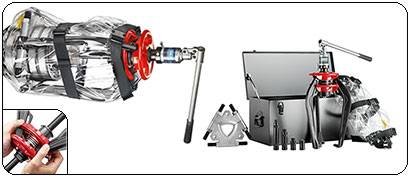 комбинированный комплект гидравлического съемника EasyPul