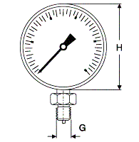 Схема манометра