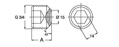 Пробка для гидравлики