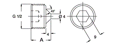 Пробка для гидравлики