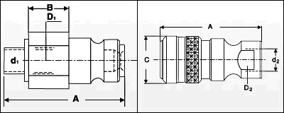 Схема гидравлического быстросъемного штуцера