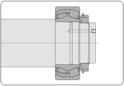 Демонтаж подшипника методом гидрораспора