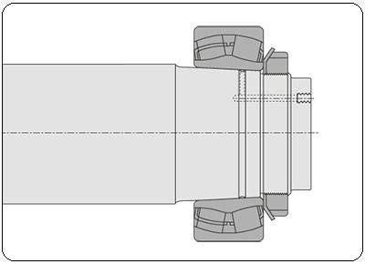 Демонтаж подшипника методом гидрораспора