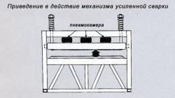 виброопора в механизме усиления сварки