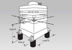 расчет установки виброизоляторов