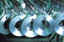 Процесс закалки тарельчатых пружин с споследующим отпуском 