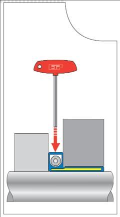 Монтаж фиксирующий втулки ETP