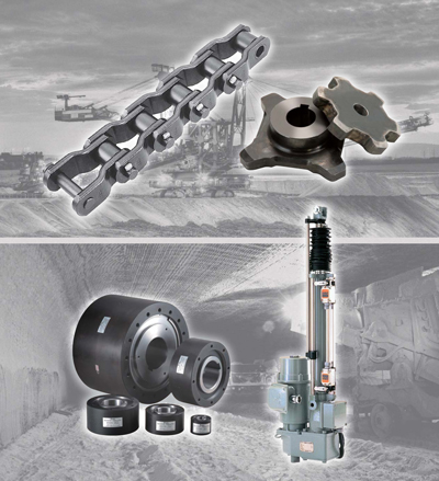 Элементы привода для горнодобывающей промышленности