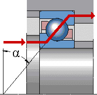 радиально-упорный шарикоподшипник