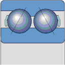 двухрядный радиально-упорный шарикоподшипник