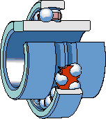 самоустанавливающийся шарикоподшипник с широким внутренним кольцом