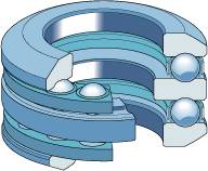 двойной упорный шарикоподшипник