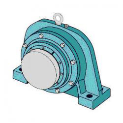 неразъемный стационарный корпус подшипника SBD