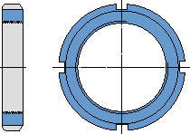стопорная гайка со стопорной шайбой
