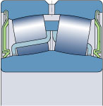сферический роликоподшипник  с уплотнениями