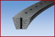 Конечный клиновой ремень перфорированный