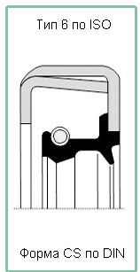 Вариант исполнения уплотнения