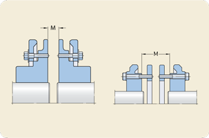 зазор гибкой муфты SKF Flex при монтаже