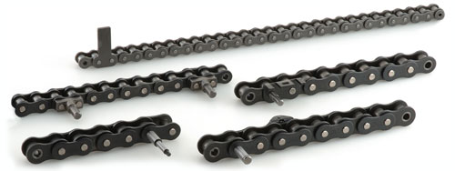 Приводные цепи с аттачментами