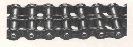 двухрядная приводная цепь