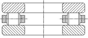 Роликоподшипник упорный однорядный 81200